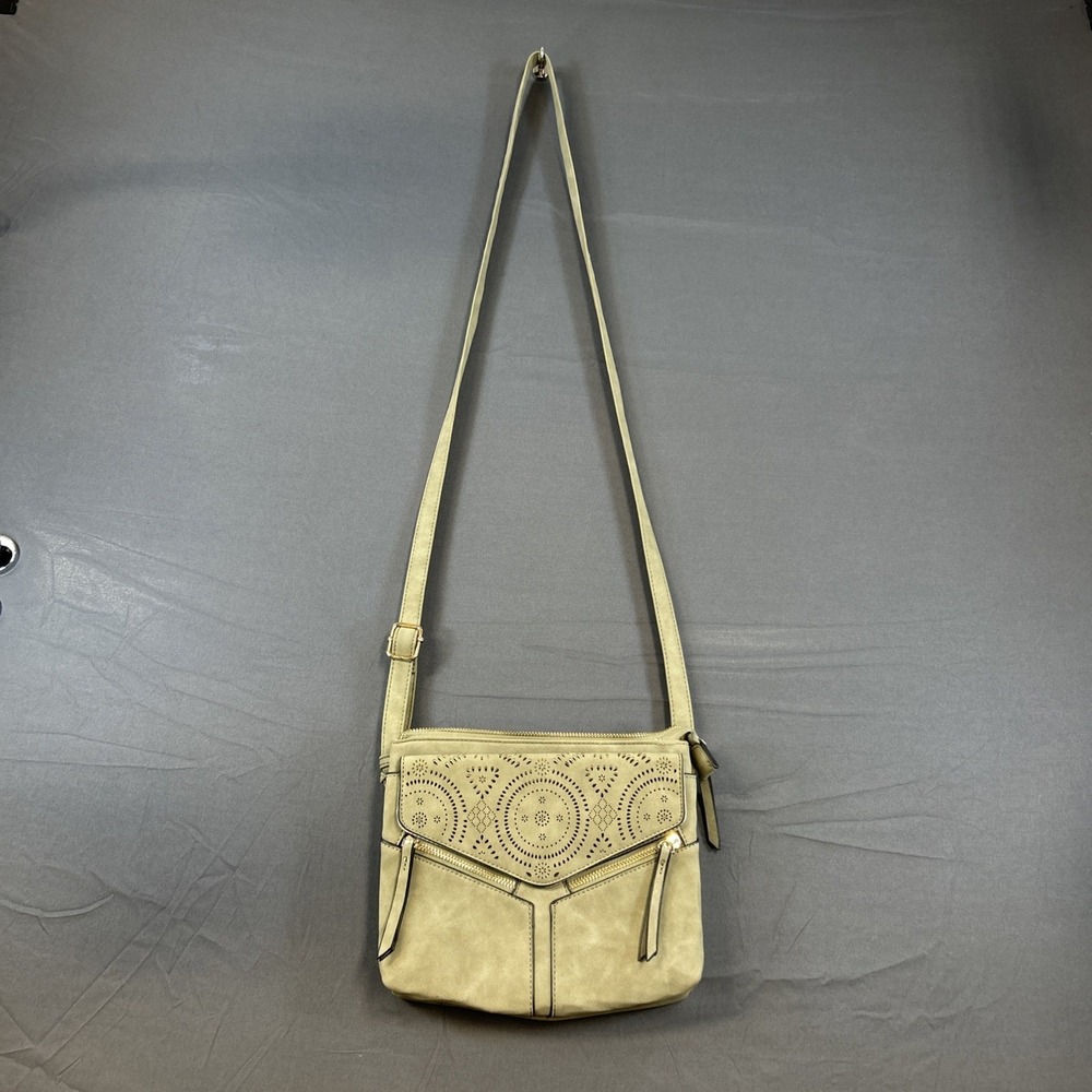 Small Green Suede Crossbody